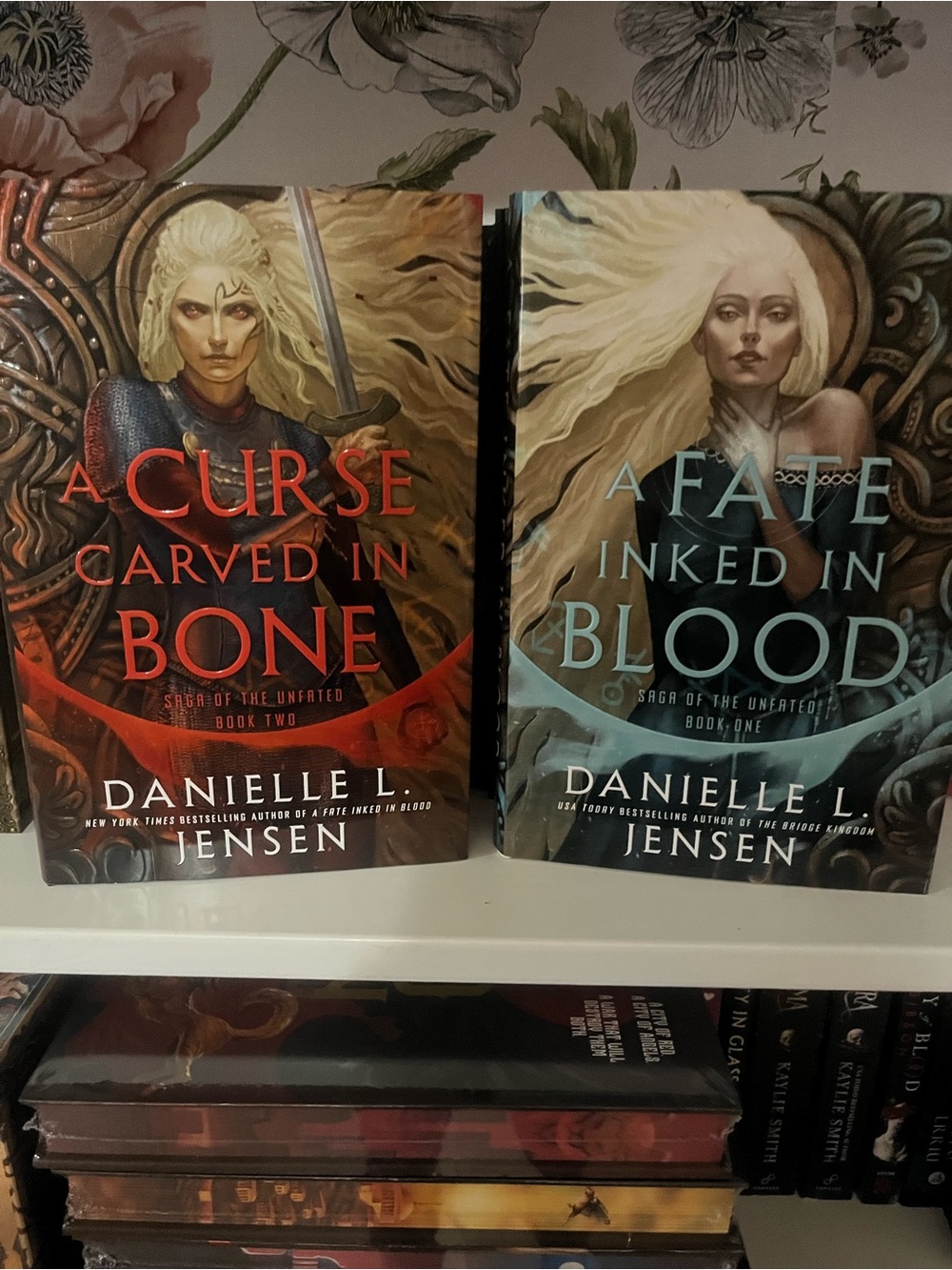A Curse Carved in Bone & A Fate Inked in Blood - Danielle L. Jensen (Pair)